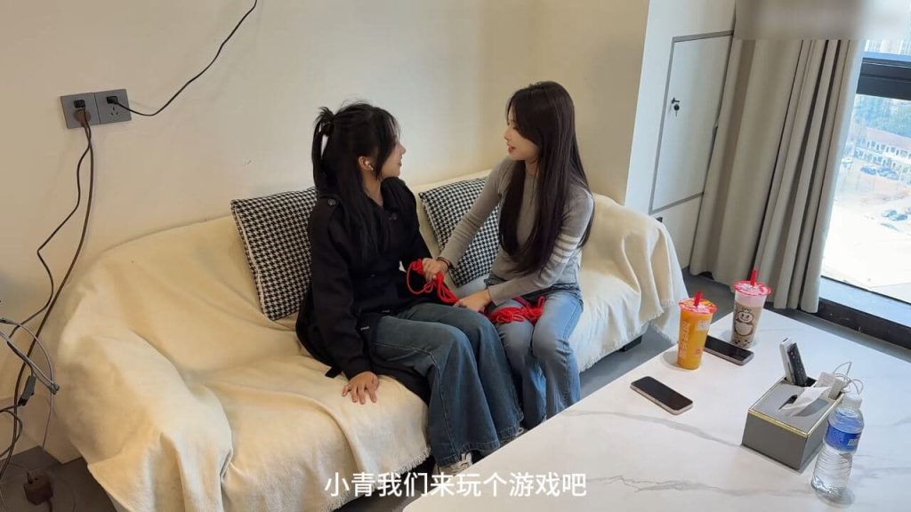 高颜值姐妹花反转互相tk